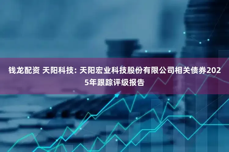 钱龙配资 天阳科技: 天阳宏业科技股份有限公司相关债券2025年跟踪评级报告