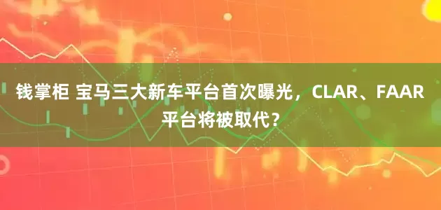 钱掌柜 宝马三大新车平台首次曝光，CLAR、FAAR平台将被取代？